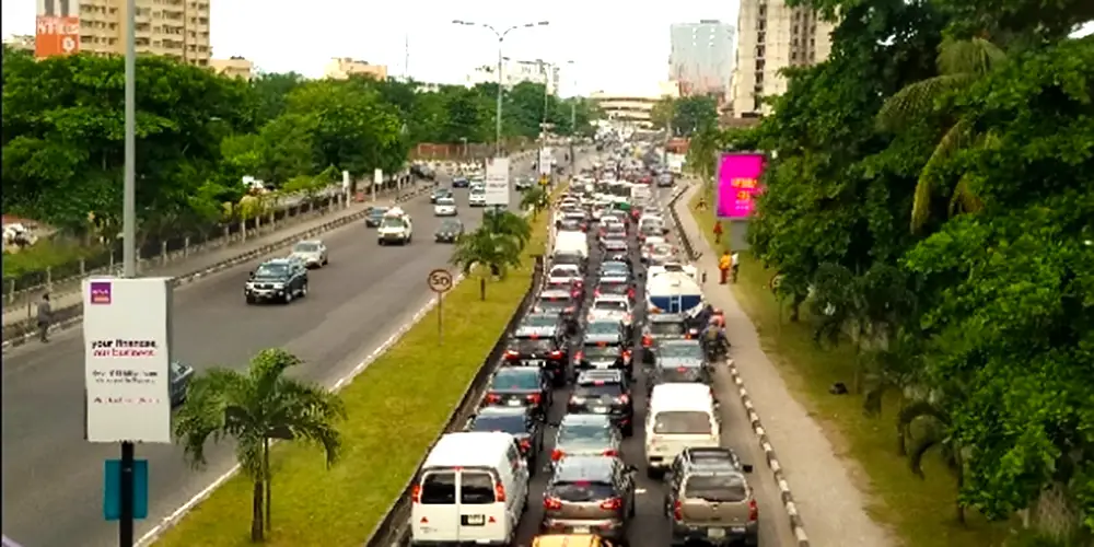 Traffic Ozumba Mbadiwe Road