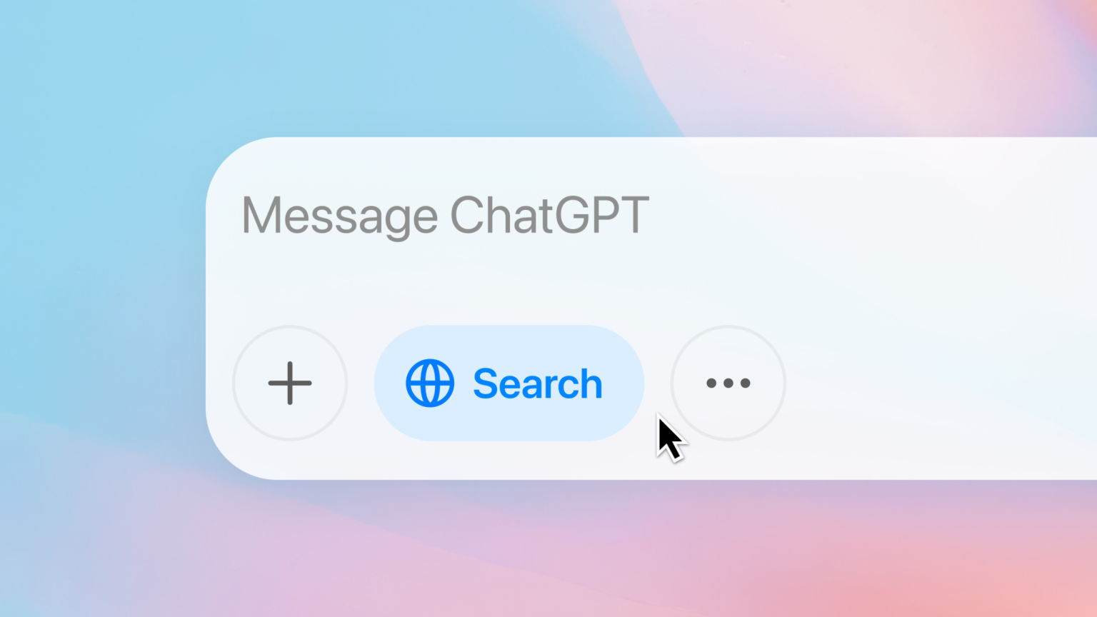 OpenAI search feature