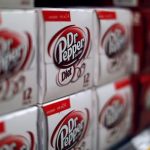 Dr Pepper soda cans for sale are pictured at a grocery store in Pasadena