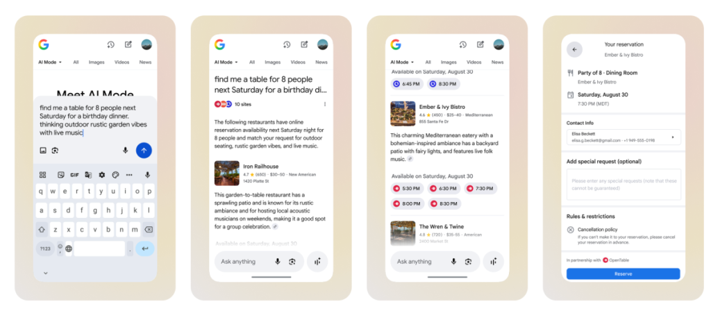 Google Adds New Agentic Capabilities to AI Mode for Booking Tickets and Appointments 22 Screenshot 2025 11 04 at 2.50.08PM