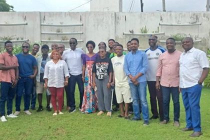 Exterior of L’École du rire à Aného, Togo’s first comedy training school