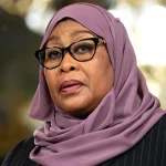 Tanzanian President, Samia Suluhu Hassan.