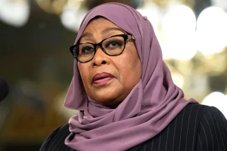 Tanzanian President, Samia Suluhu Hassan.