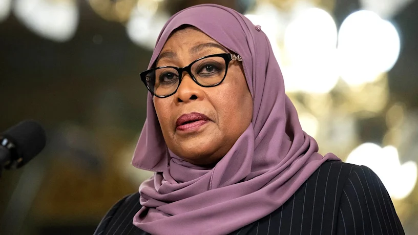 Tanzanian President, Samia Suluhu Hassan.